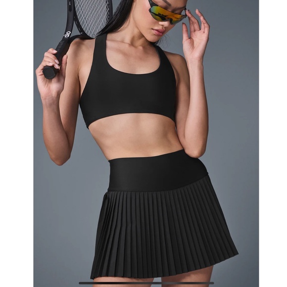 ALO Grand Slam Tennis Skirt Black Size Large - Picture 3 of 7